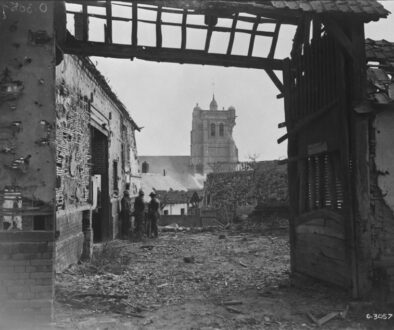 300_The Church at Caix. - Amiens. August, 1918.